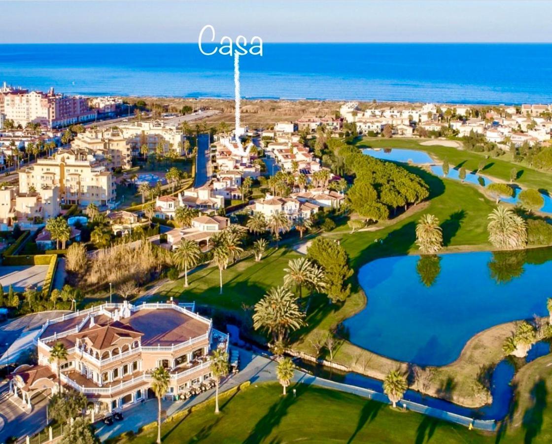 Villa Con Jardin En Oliva Nova Golf A 100M De La Playa 外观 照片